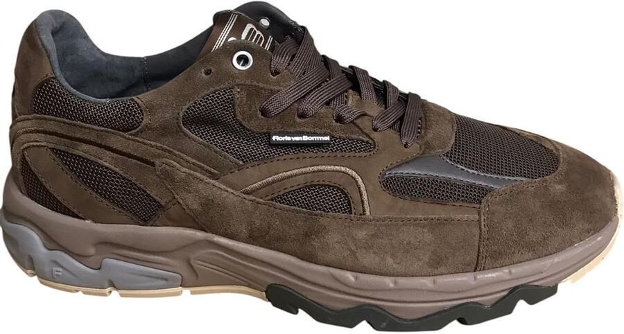 Floris van Bommel De Rezer 01.27 suède sneakers taupe - Foto 4