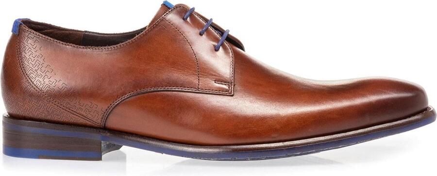 Floris van bommel 30217 Gilli 02.00 Dark Cognac G+ Wijdte Veterschoenen - Foto 3
