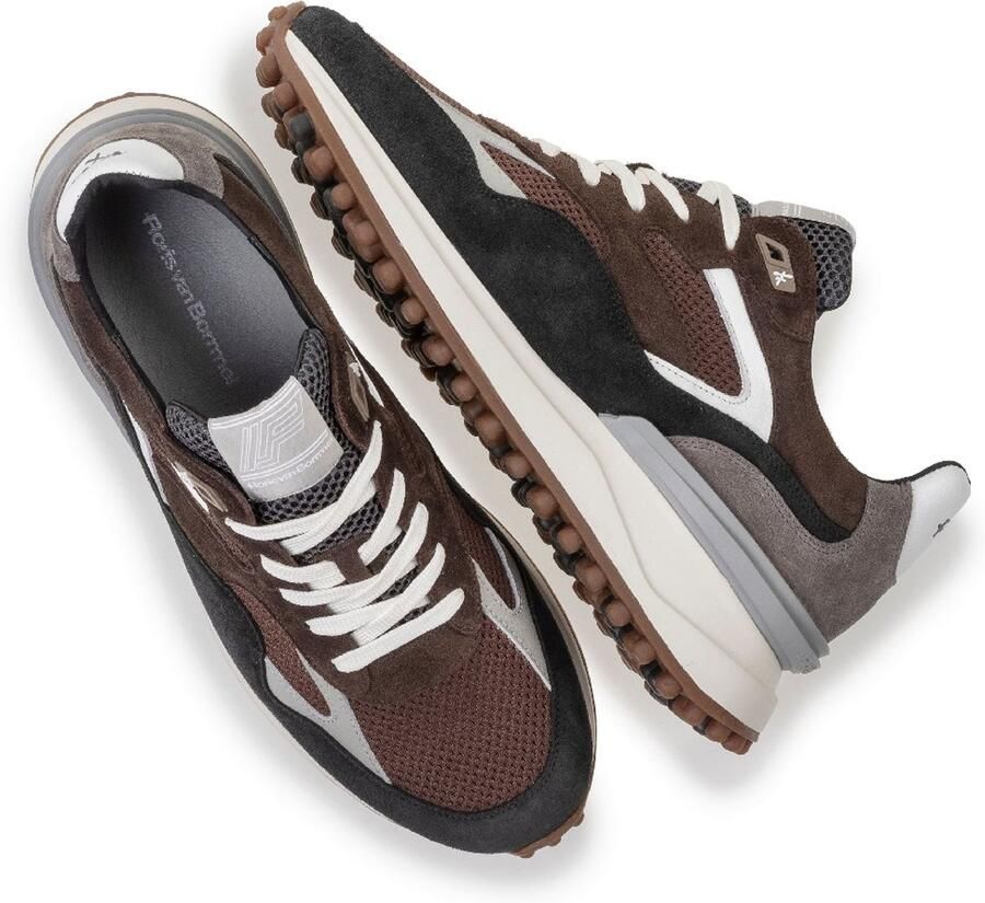 Floris van Bommel NOPPI 18.04 Volwassenen Lage sneakersHeren sneakersVrije tijdsschoenen Bruin - Foto 2