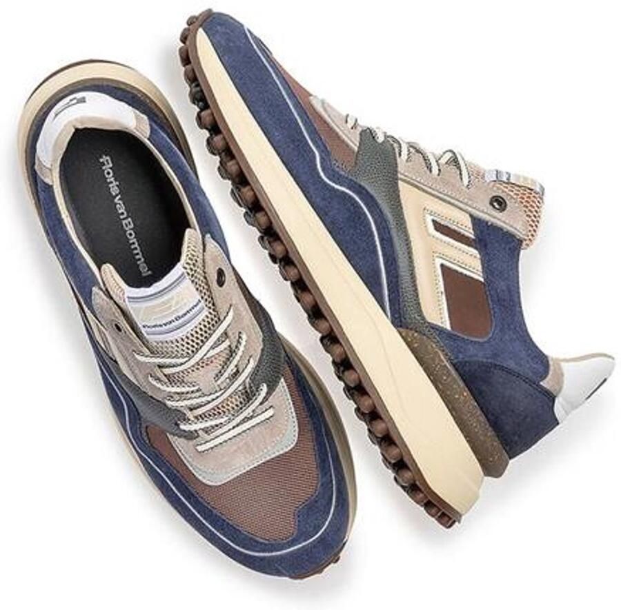 Floris van Bommel NOPPI~38.02~~~~~~~~~~~~~~~~~~~ Lage sneakersVrije tijdsschoenenHeren sneakers Blauw - Foto 9