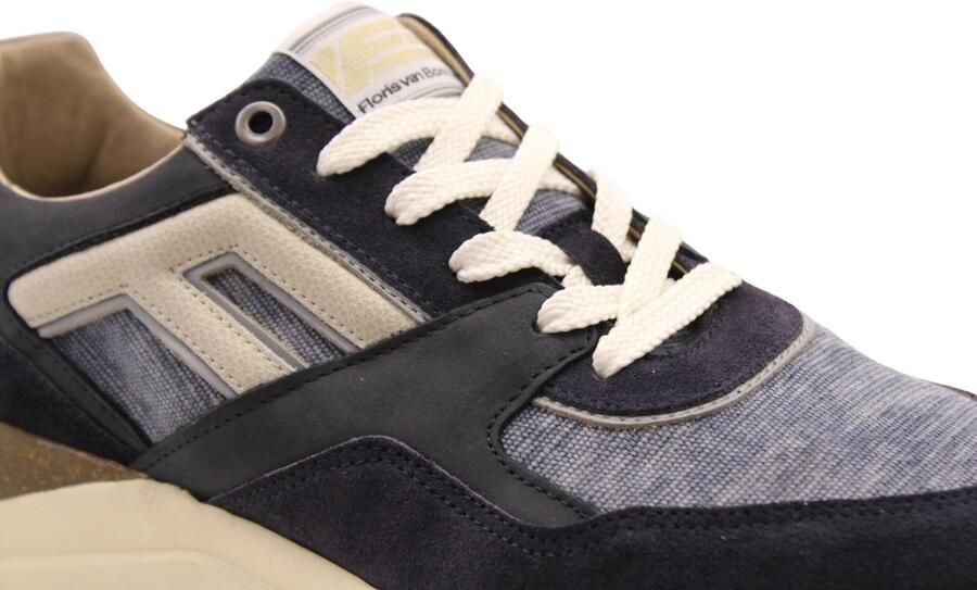 Floris van Bommel De Trikker 01.02 suède sneakers blauw - Foto 3