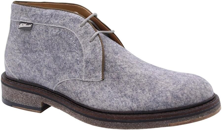 FLORIS VAN BOMMEL Lage Sneakers Heren Sfm-10248 De Gripper Maat: 41⅓ Materiaal: Suède Kleur: Grijs - Foto 5