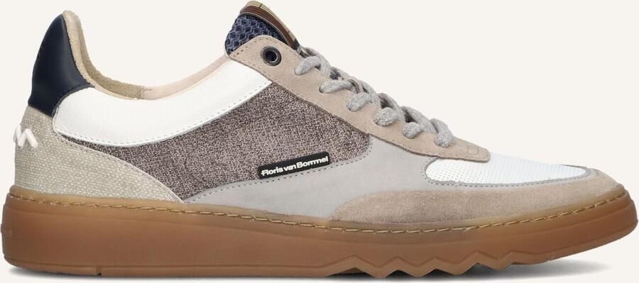 FLORIS VAN BOMMEL Lage Sneakers Heren Sfm-10143 De Kupster Maat: 45⅓ Materiaal: Textiel Kleur: Beige