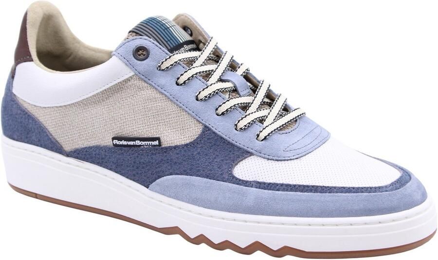 FLORIS VAN BOMMEL Lage Sneakers Heren Sfm-10143 De Kupster Maat: 42⅔ Materiaal: Textiel Kleur: Blauw