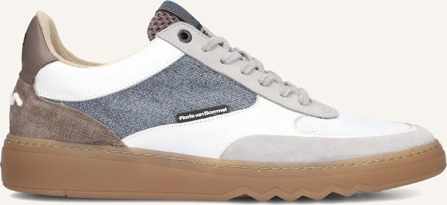 FLORIS VAN BOMMEL Lage Sneakers Heren Sfm-10143 De Kupster Maat: 42 Materiaal: Textiel Kleur: Wit