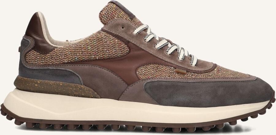 FLORIS VAN BOMMEL Lage Sneakers Heren Sfm-10152 Noppi Maat: 48⅔ Materiaal: Suède Kleur: Taupe