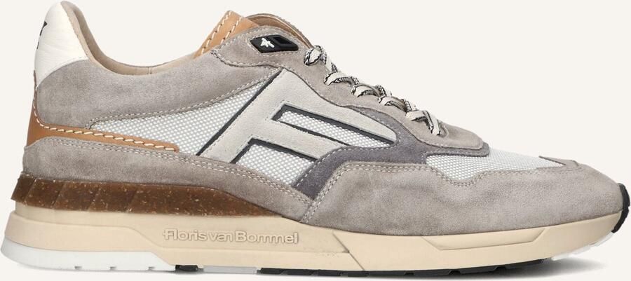 FLORIS VAN BOMMEL Lage Sneakers Heren Sfm-10153 De Runner Maat: 44 Materiaal: Suède Kleur: Taupe - Foto 2