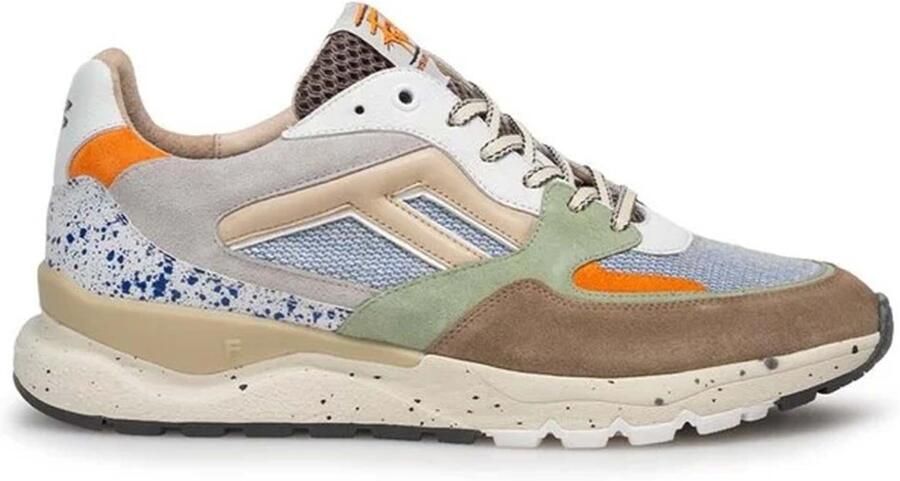 FLORIS VAN BOMMEL Lage Sneakers Heren Sfm-10154 De Treener Maat: 43⅓ Materiaal: Leer Kleur: Bruin - Foto 2