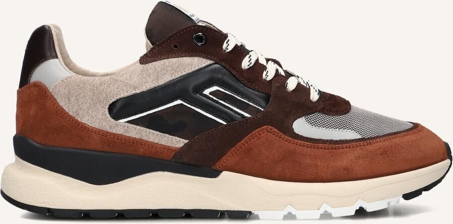 FLORIS VAN BOMMEL Lage Sneakers Heren Sfm-10154 De Treener Suède Bruin
