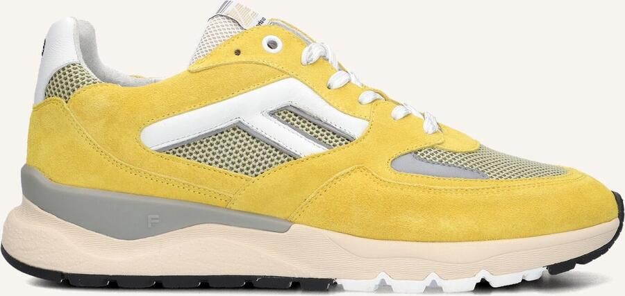FLORIS VAN BOMMEL Lage Sneakers Heren Sfm-10154 De Treener Suède Geel