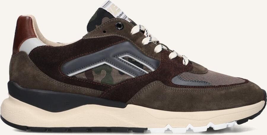 FLORIS VAN BOMMEL Lage Sneakers Heren Sfm-10154 De Treener Maat: 46 Materiaal: Suède Kleur: Groen - Foto 2