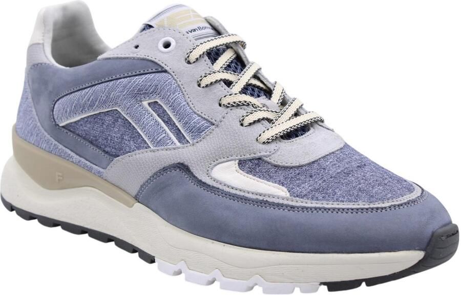 Floris van Bommel Sfm-10154 De Treener Sneakers Textiel Heren Blauw
