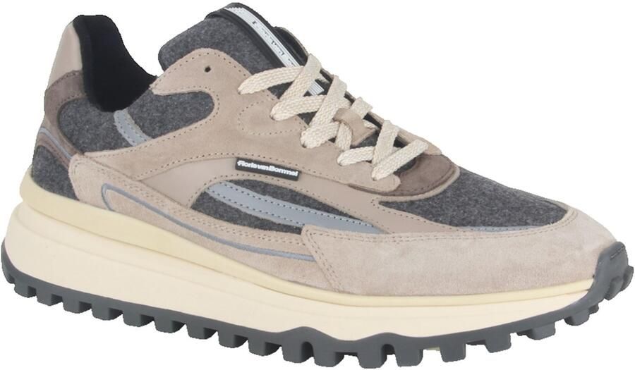 Floris van Bommel Sneakers laag 'De Gripper 02 ' bruin brokaat grijs gemêleerd zilver - Foto 11