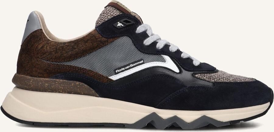 Floris van Bommel Sfm-10178 De Zager Sneakers Suède Heren Blauw - Foto 2