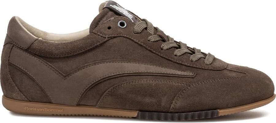 Floris van Bommel Sfm-10215 De Vlakker Sneakers Suède Heren Bruin