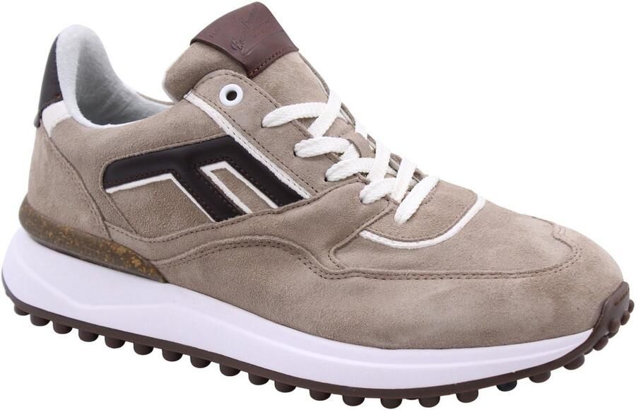FLORIS VAN BOMMEL Lage Sneakers Heren Sfm-10223 Noppi 44⅔ Leer Beige - Foto 11