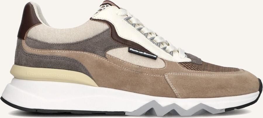 FLORIS VAN BOMMEL Lage Sneakers Heren Sfm-10234 De Zager Maat: 48 Materiaal: Textiel Kleur: Beige