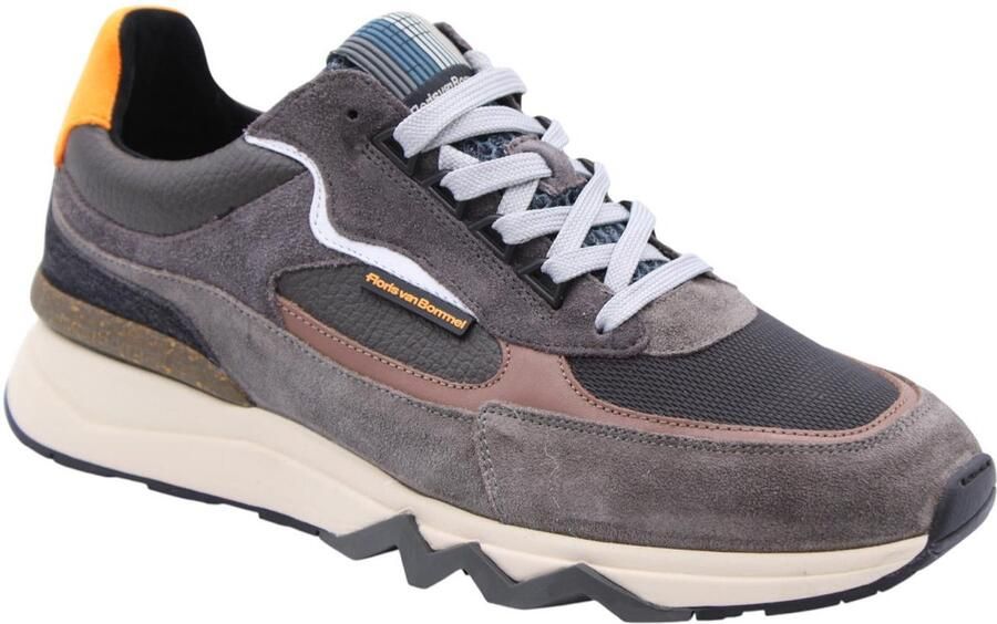 Floris van Floris van Bommel van Floris van Bommel Sneakers Heren Lage sneakers Herenschoenen Leer SFM-10135 Grijs - Foto 13