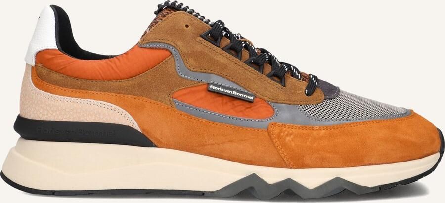 FLORIS VAN BOMMEL Lage Sneakers Heren Sfm-10234 De Zager Maat: 48 Materiaal: Suède Kleur: Oranje - Foto 5