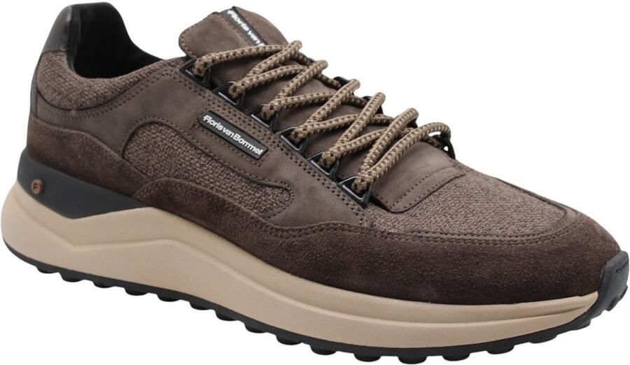 Floris van Bommel Sfm-10235 De Trikker Sneakers Suède Heren Bruin - Foto 4