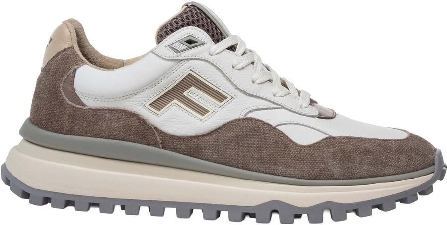 FLORIS VAN BOMMEL Lage Sneakers Heren Sfm-10238 De Gripper Maat: 46 Materiaal: Nubuck Kleur: Grijs - Foto 2