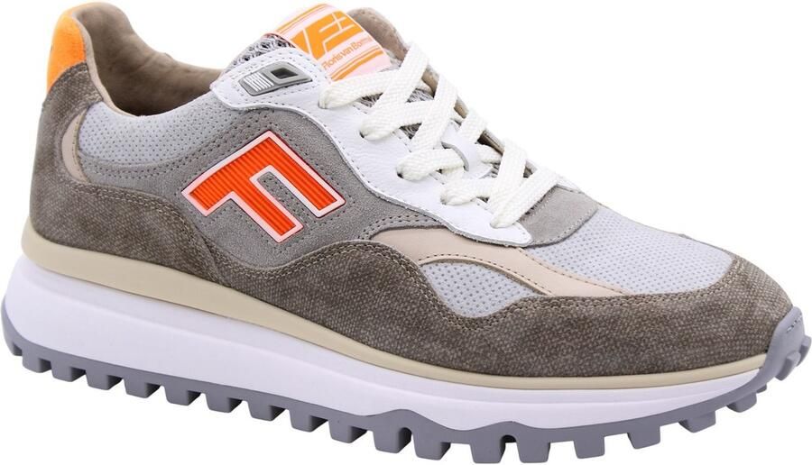 FLORIS VAN BOMMEL Lage Sneakers Heren Sfm-10238 De Gripper Maat: 46 Materiaal: Nubuck Kleur: Grijs - Foto 5