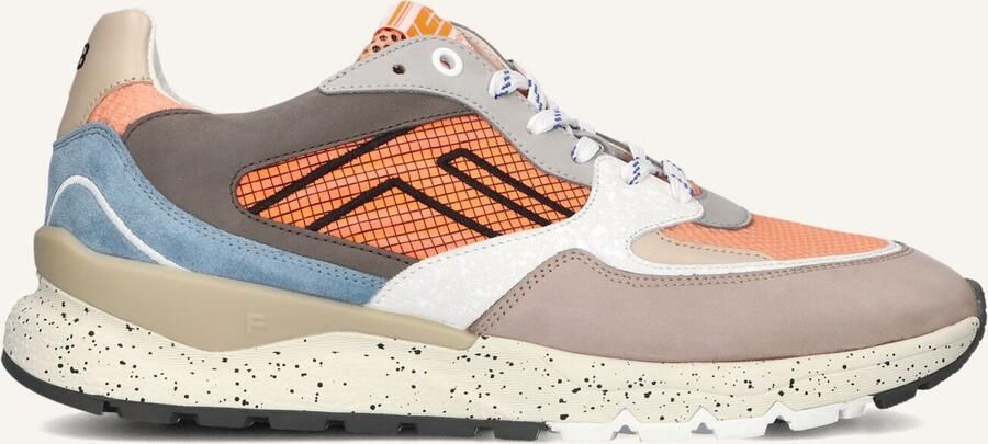 Floris van Bommel Sfm-10243 De Treener Sneakers Leer Heren Oranje - Foto 2