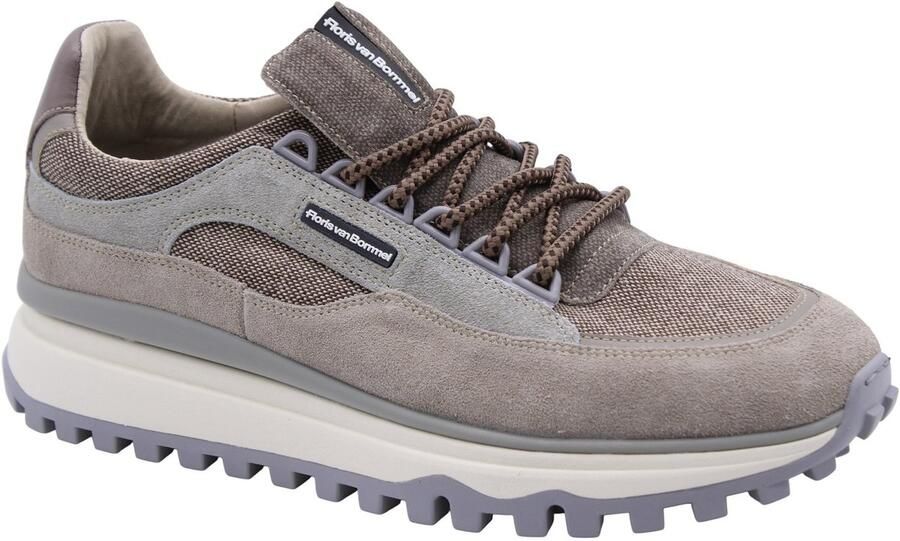 FLORIS VAN BOMMEL Lage Sneakers Heren Sfm-10248 De Gripper Maat: 42 Materiaal: Textiel Kleur: Taupe - Foto 2