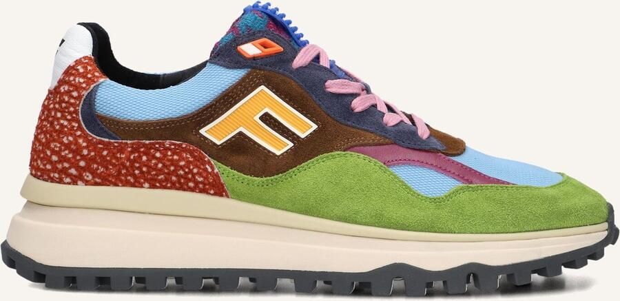 FLORIS VAN BOMMEL Lage Sneakers Heren Sfm-10268 De Gripper Maat: 40⅔ Materiaal: Textiel Kleur: Groen - Foto 2