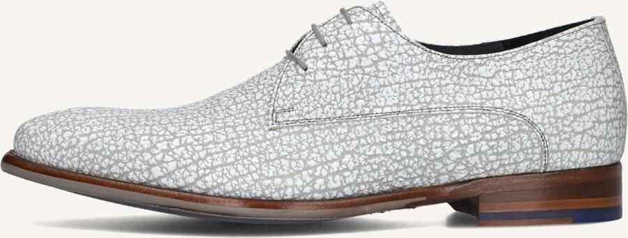 FLORIS VAN BOMMEL Nette Schoenen Heren Sfm-30262 De Stijler Maat: 43⅓ Materiaal: Leer Kleur: Grijs - Foto 6