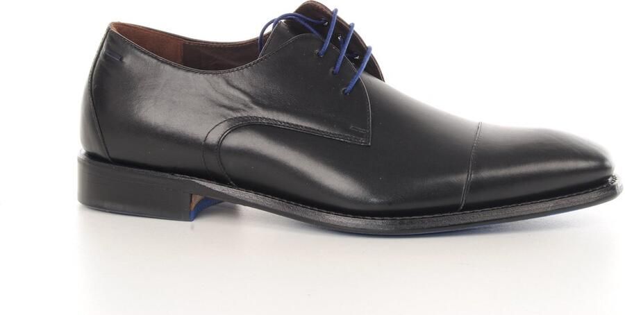 FLORIS VAN BOMMEL Nette Schoenen Heren Sfm-30310 De Loper Maat: 43⅓ Materiaal: Leer Kleur: Zwart - Foto 3