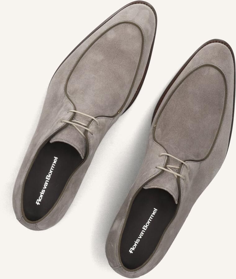 FLORIS VAN BOMMEL Nette Schoenen Heren Sfm-30325 De Stapper Maat: 42⅔ Materiaal: Suède Kleur: Grijs - Foto 2
