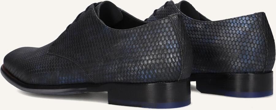 FLORIS VAN BOMMEL Nette Schoenen Heren Sfm-30333 De Stapper Maat: 42⅔ Materiaal: Leer Kleur: Blauw - Foto 2