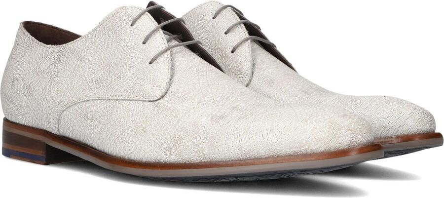 FLORIS VAN BOMMEL Nette Schoenen Heren Sfm-30336 De Stapper Leer Wit