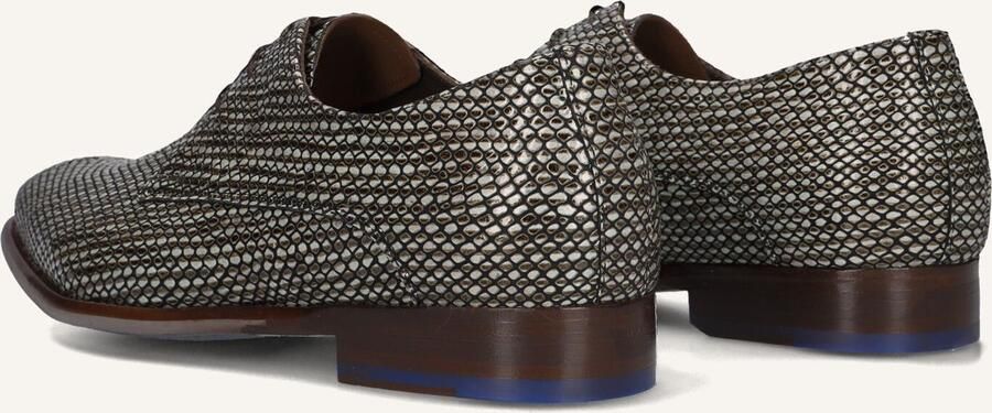 FLORIS VAN BOMMEL Nette Schoenen Heren Sfm-30338 De Stijler Maat: 40⅔ Materiaal: Lakleer Kleur: Grijs - Foto 3