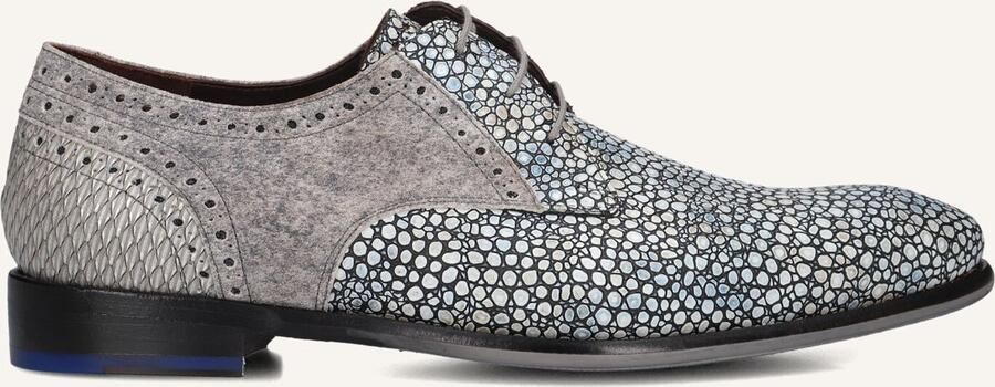 FLORIS VAN BOMMEL Nette Schoenen Heren Sfm-30361 De Stapper Maat: 44⅔ Materiaal: Leer Kleur: Blauw - Foto 2