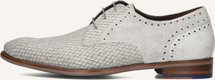 FLORIS VAN BOMMEL Nette Schoenen Heren Sfm-30361 De Stapper Maat: 45⅓ Materiaal: Textiel Kleur: Grijs - Foto 5