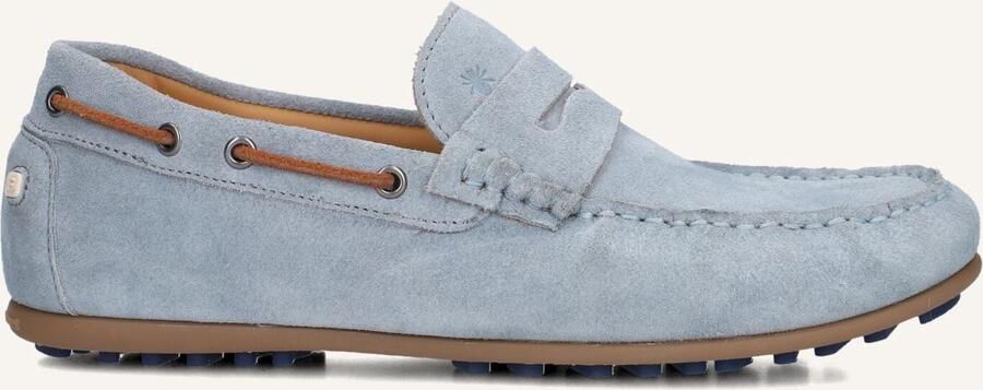 Floris van Bommel Sfm-40026 De Drijver Sneakers Suède Heren Blauw