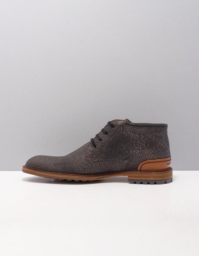 Floris van Floris van Bommel van Floris van Bommel Veterboots Heren Boots Laarzen Herenschoenen Suède SFM-50085 Cognac - Foto 12