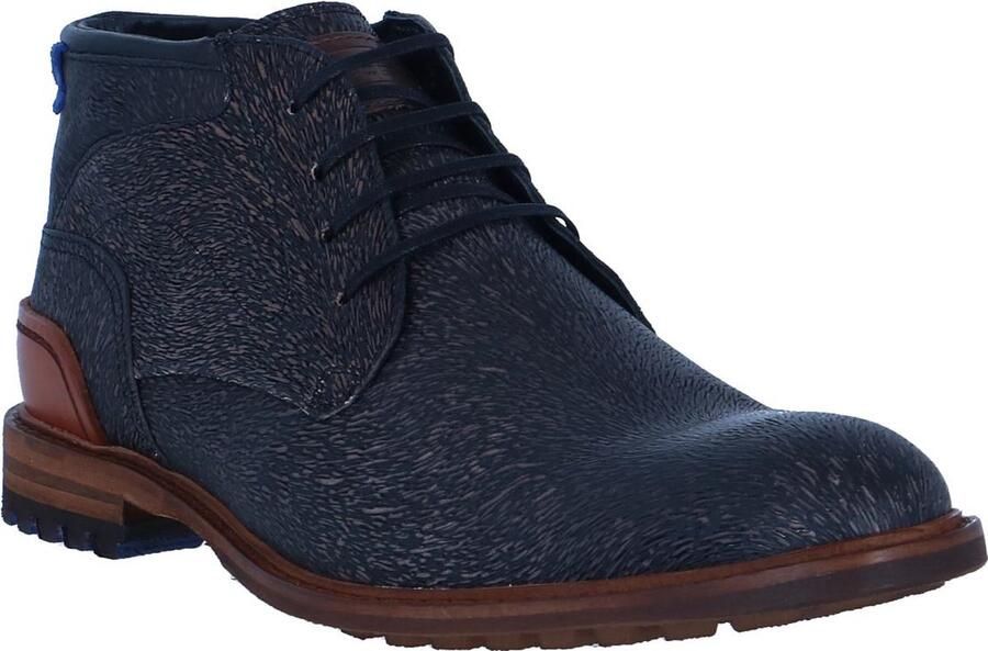 Floris van Floris van Bommel van Floris van Bommel Veterboots Heren Boots Laarzen Herenschoenen Suède SFM-50085 Cognac - Foto 10