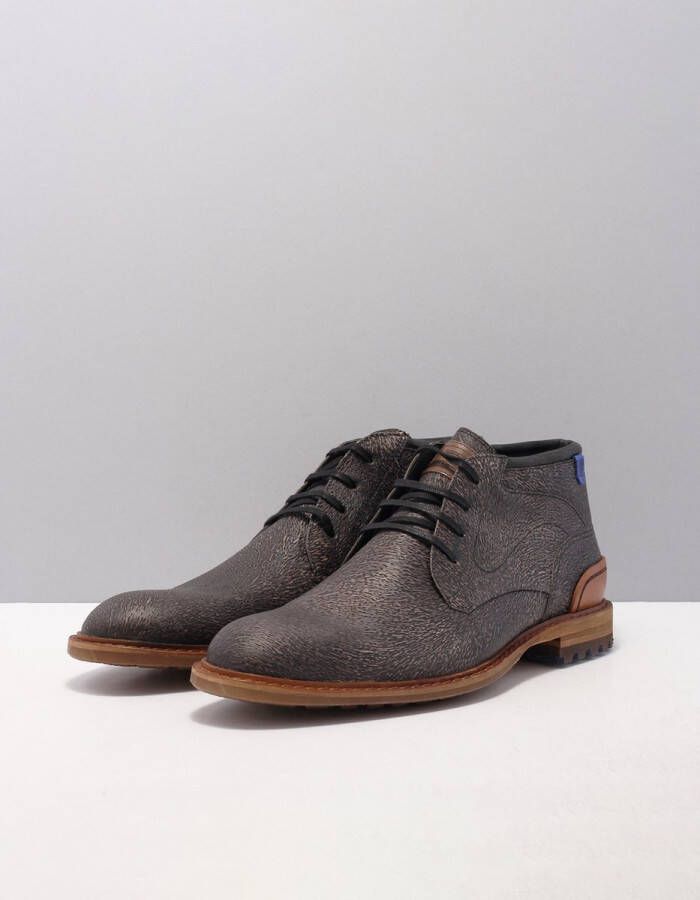 Floris van Floris van Bommel van Floris van Bommel Veterboots Heren Boots Laarzen Herenschoenen Suède SFM-50085 Cognac - Foto 8