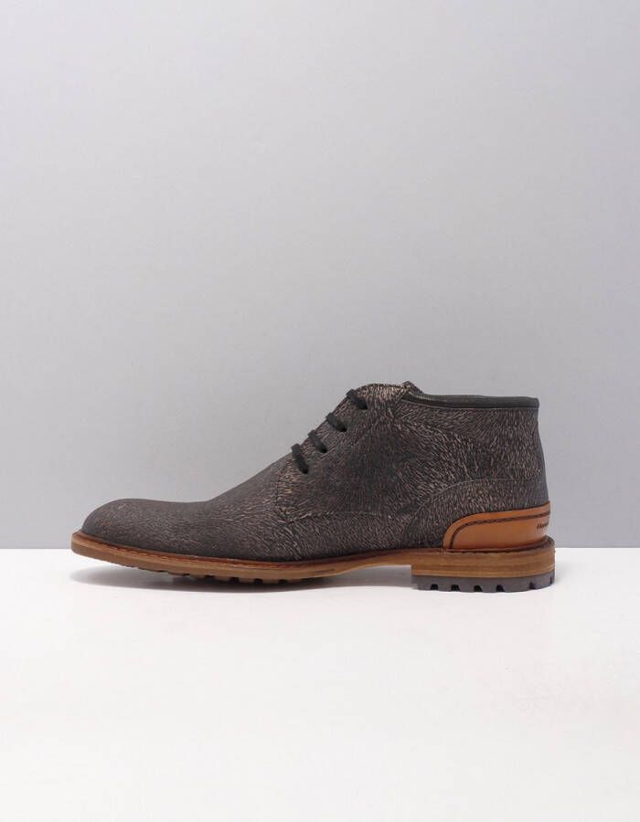 Floris van Floris van Bommel van Floris van Bommel Veterboots Heren Boots Laarzen Herenschoenen Suède SFM-50085 Cognac - Foto 11