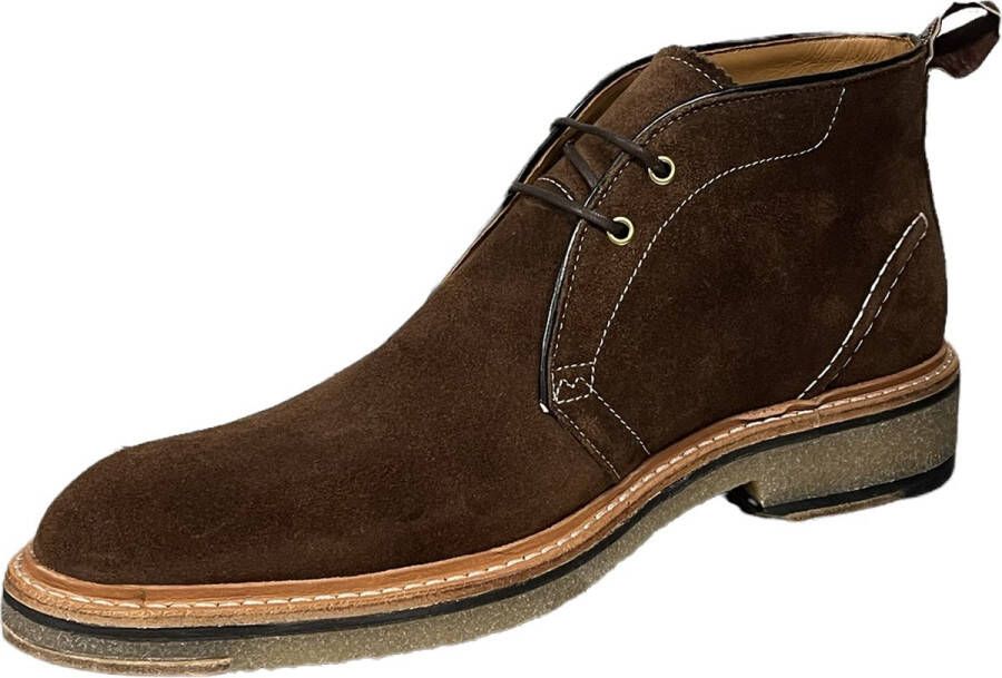 Floris van Bommel Sfm-50124 Veterboots Laarzen Met Veters Heren Bruin + - Foto 3