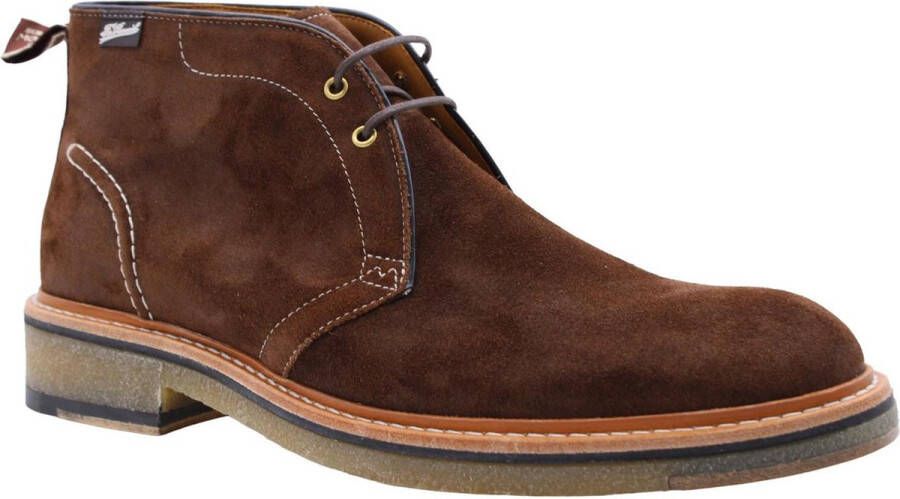 Floris van Bommel Sfm-50124 Veterboots Laarzen Met Veters Heren Bruin + - Foto 6