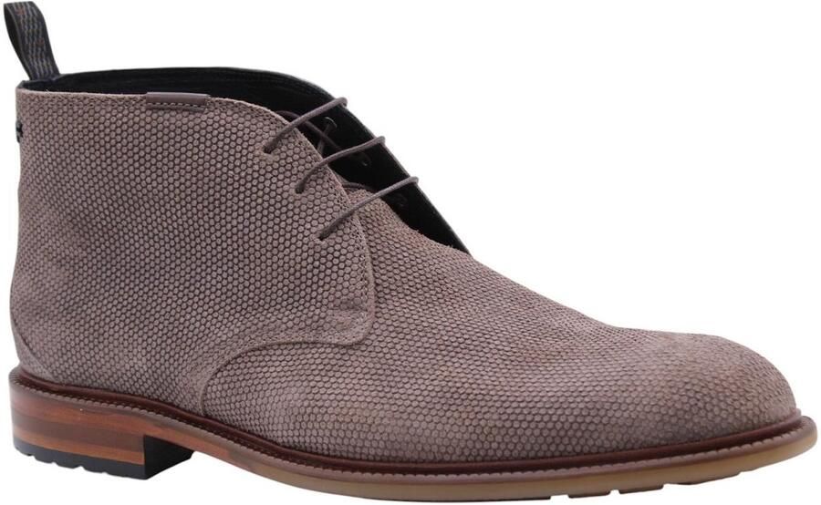 FLORIS VAN BOMMEL Nette Schoenen Heren Sfm-50132 De Normer Maat: 45⅓ Materiaal: Suède Kleur: Taupe - Foto 3