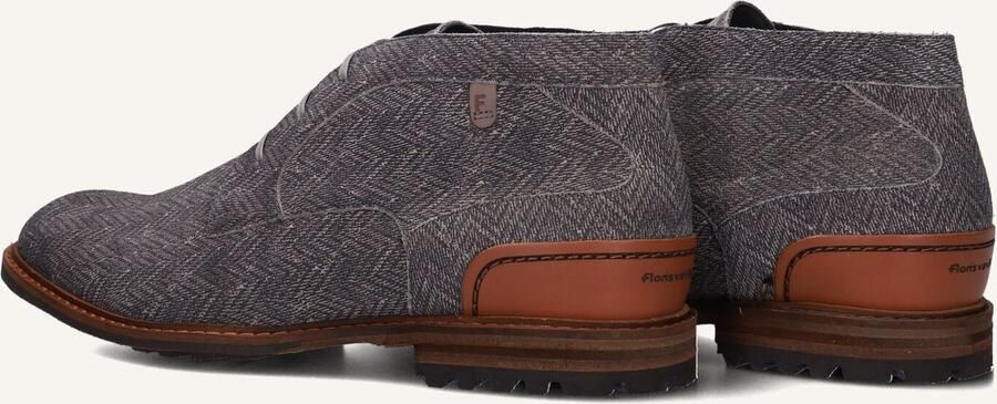 FLORIS VAN BOMMEL Veterschoenen Heren Sfm-50159 Crepi Maat: 40 Materiaal: Leer Kleur: Grijs - Foto 2