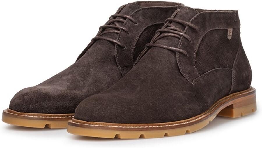 FLORIS VAN BOMMEL Nette Schoenen Heren Sfm-50171 De Braver Maat: 43⅓ Materiaal: Suède Kleur: Bruin - Foto 7
