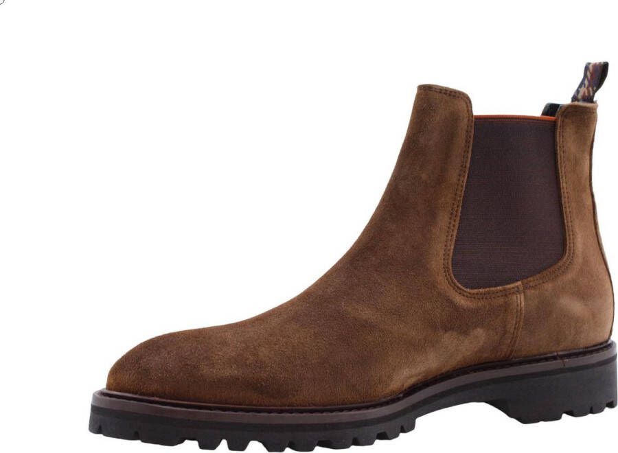 FLORIS VAN BOMMEL Chelsea Boots Heren Sfm-60018 Maat: 43⅓ Materiaal: Suède Kleur: Cognac - Foto 7