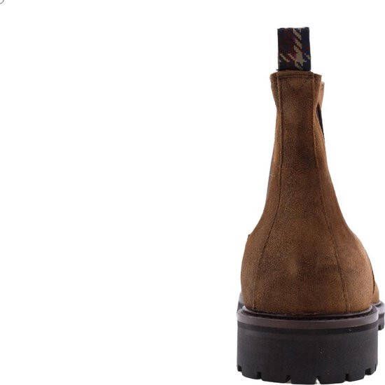 FLORIS VAN BOMMEL Chelsea Boots Heren Sfm-60018 Maat: 43⅓ Materiaal: Suède Kleur: Cognac - Foto 9