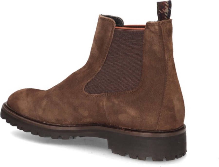 FLORIS VAN BOMMEL Chelsea Boots Heren Sfm-60018 Maat: 43⅓ Materiaal: Suède Kleur: Cognac - Foto 5
